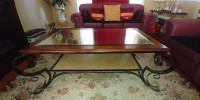 Large glass top Coffee Table