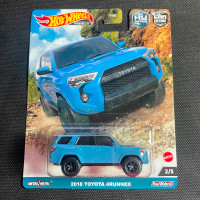 Hot Wheels 2018 TOYOTA 4RUNNER BLUE HW OFF ROAD 4X4 PICKUP TRUCK