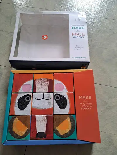 Crocodile Creek Make-A-Face Blocks, View more