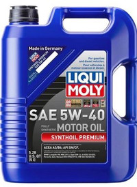 Liqui Moly 2041 Premium 5W-40 Synthetic Motor Oil - 5 Liter Jug