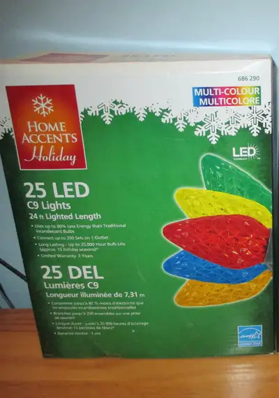Christmas Lights (25 LEDs) - $10 each, View more