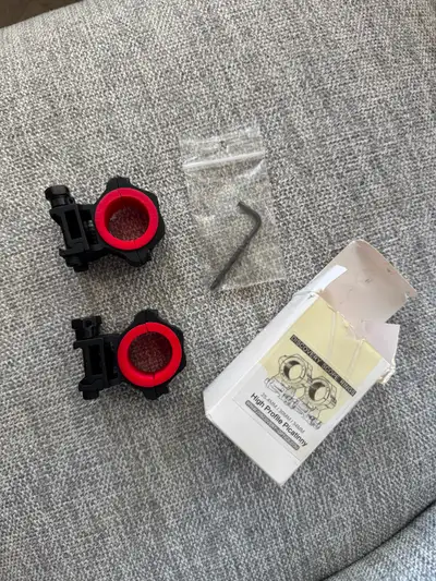 Two-piece scope mount for Picatinny rails, made from aircraft-grade aluminum alloy. Compatible with...