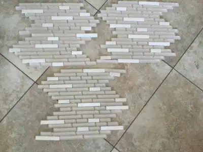 BRAND NEW 3 MOSAIC TILES 12x12 INCHES , View more