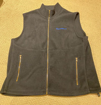 Black Fleece Vest-M/L