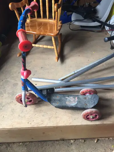 Spiderman scooter and booster seats, View more