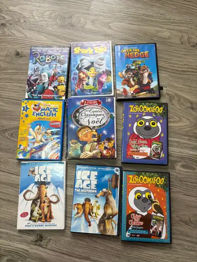 Lot de DVD films enfants kids cartoon movies , View more