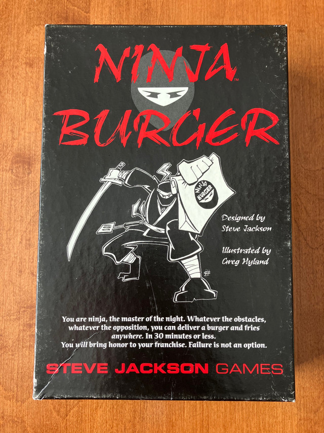 Ninja Burger Game by Steve Jackson Games, Complete dans Jouets et jeux  à Ville de Montréal - Image 4