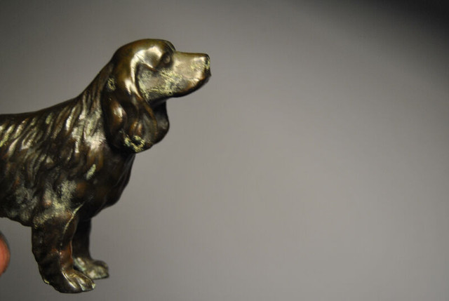 VINTAGE TROPHY CRAFT COPPER/BRONZE DOG FIGURINE in Arts & Collectibles in Vancouver - Image 3