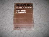 1972  Suzuki TS400 &  TM400  Original Service Manual