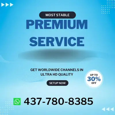 ✅TEXT / WHATSAPP / AT FOR MORE INFO # 437-780-8385 ✅TV SERVICE WITH 4K QUALITY AVAILABLE ✅DAILY BASI...