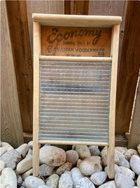 Authentic Glass Washboard from the 1950 Hand Crafted in Canada