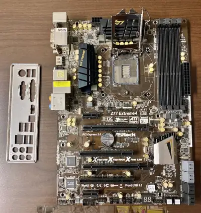 ASROCK Z77 EXTREME4 ATX LGA 1155 INTEL MOTHERBOARD, View more