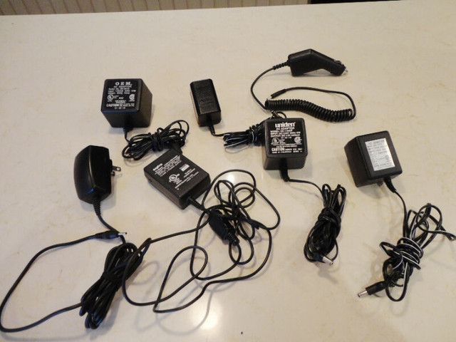 Lots of Assorted AC Plug Adapters -100% working -$5.00 each in General Electronics in Kitchener / Waterloo