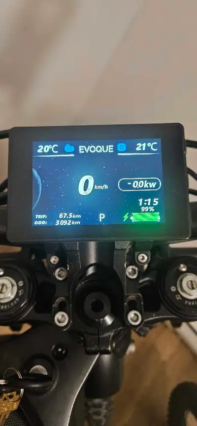 Starting off in eco bike goes about 65-XC goes 96- sport mode can top at 136 to 140( as it has no li...