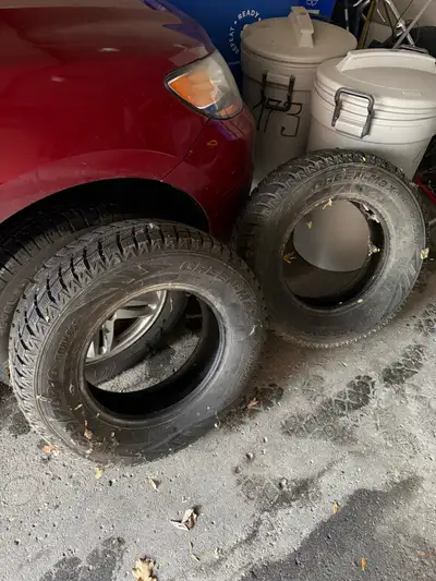 Selling 2 winter tires only used for one season, still in great condition
