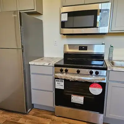 One Bedroom newly renoed. Includes: Fridge, Stove, Microwave, Washer Dryer Power, Water, Internet. R...