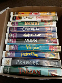 Walt Disney Home Video Collection in VHS