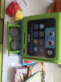Leapfrog cash register with grocery  $15,  toys