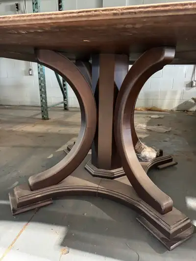 Dining table solid wood base, View more