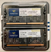 Timetec 32GB(2x16GB) DDR4 2400MHz