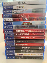 Ps4 and Ps5 games for sale