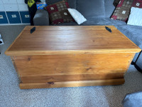 Refinished Antique Wood Chest