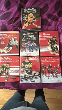 Tim Horton 7 albums de collection complets - cartes de hockey