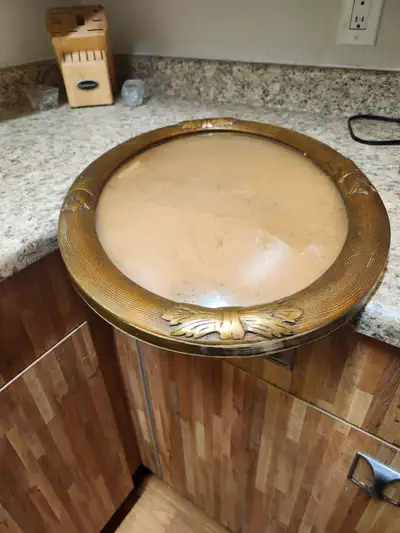Antique ,  Oval , Bubbletop Glass , Picture Frame, View more