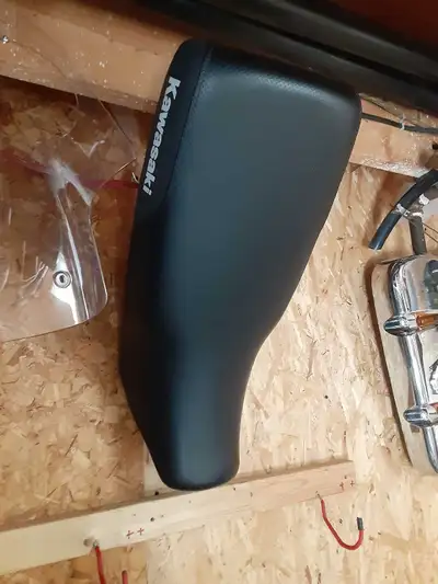 KLR 650 seat off a 2017 and excellent condition $160. Alloy folding tip shifter 10 mm longer brand n...