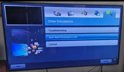 Samsung Flat Screen 55inch TV (no stand or remote), View more