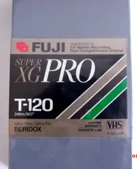 NEW VHS and SUPER VHS Pro Blank Tape Unopened – SEALED