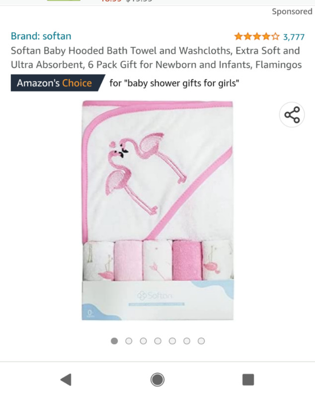 Softon baby girl hooded towel gift set brand new in Bathing & Changing in Markham / York Region
