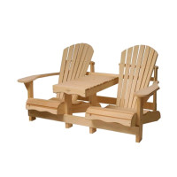 Adirondack-style 2 seater with table project 
