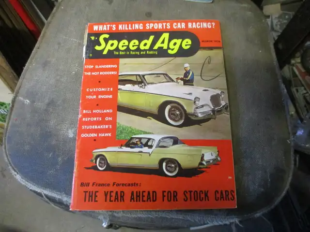1950-60s MOTOR TREND HOT ROD SPEED AGE MAGAZINES $5 EA. CAR DRAG