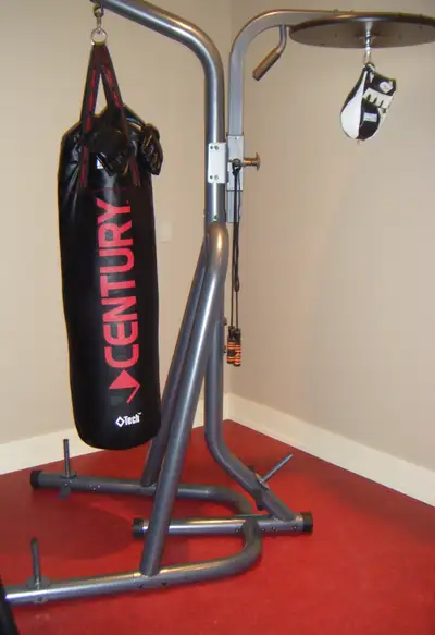REDUCED: Century Tech punching bag / Century Speed bag w stand, View more