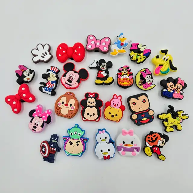Shoe Charms Jibbitz Rubber Lot Of 86 Female Singer Disney Read in Arts & Collectibles in Strathcona County - Image 8
