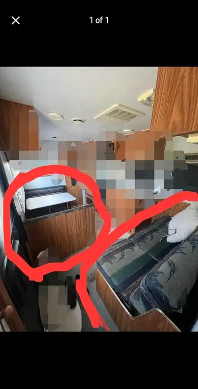 rv/camper dinnette and futon, View more