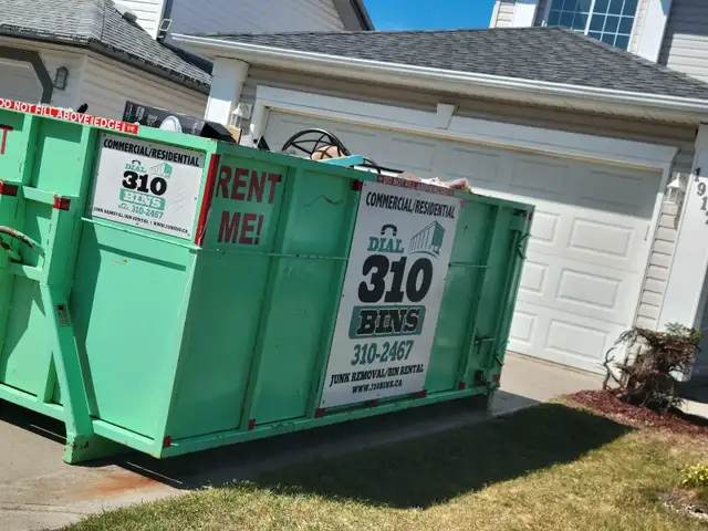310 Bin rental Junk removal tree cutting call 780 996 6738 62863711239171121