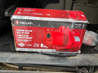 For sale brand new red lion pump 3/4 HP ,cast iron ,115/230V, RJS-75-PREM. 519-495-7559