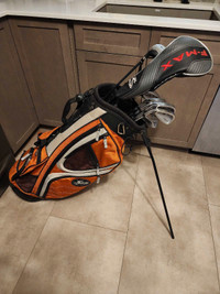 KING COBRA LEFT Golf Clubs Irons, Driver w/ Stand Bag