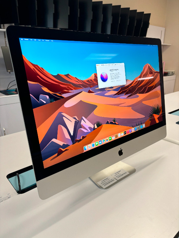 27" Late 2015 5K Retina iMac with 16GB RAM/1TB SSD Monterey OS in Desktop Computers in Saskatoon - Image 3