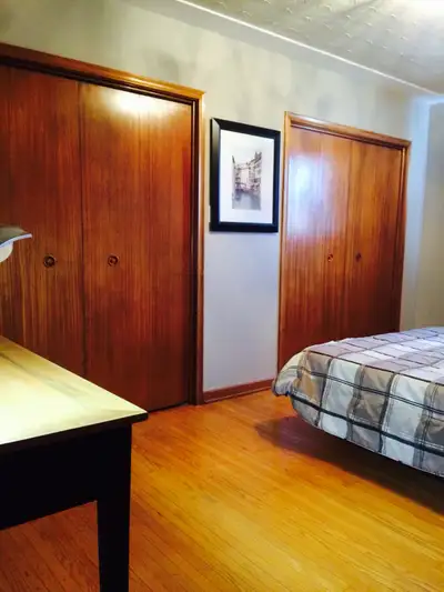 Large furnished room, in shared household. Very clean and well maintained. Close to downtown and Que...