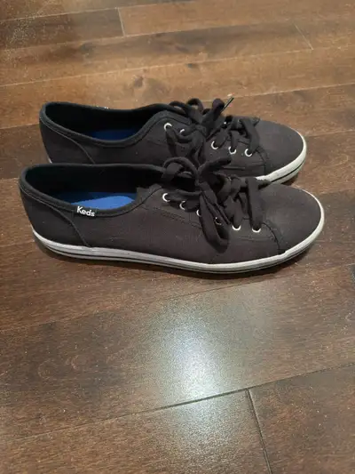 Soulier Keds pour femme - Noir et blanc - Modele : Kickstart, View more