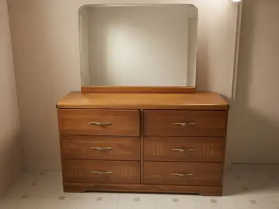 Oak Dresser with Mirror, View more