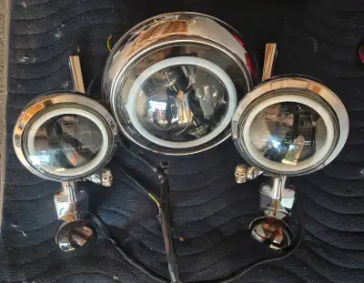 Harley parts in good condition, make an offer. Leave a message