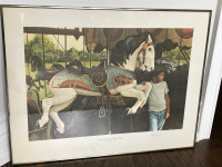 Ken Danby Framed Print - Guelph Carousel 1977 - Signed by Artist