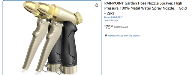 Metal Hose Nozzle Sprayer High Pressure Waterproof Garden Spraye in Outdoor Tools & Storage in Oshawa / Durham Region - Image 11