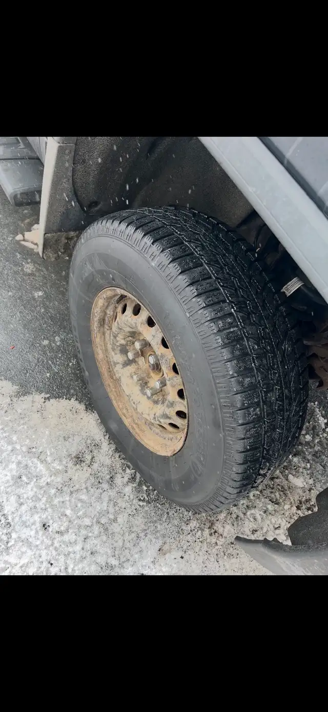 265/70/17 Firestone winter force on Chev/gmc half ton wheels.  in Tires & Rims in St. John's - Image 2