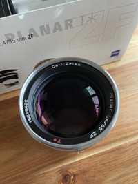 Zeiss 85mm 1.4 ZF classic planar lens!
