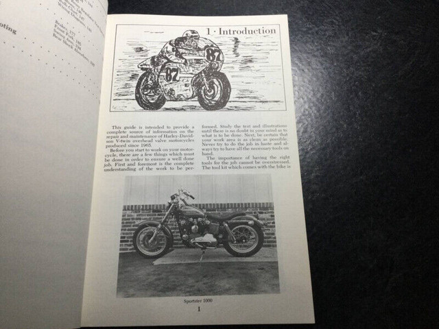 1965-1974 Harley-Davidson Manual Sportster Electra Glide Super in Non-fiction in Parksville / Qualicum Beach - Image 2